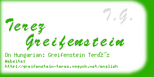 terez greifenstein business card